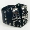Armband Doodshoofd Halloween Zwart