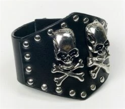 Armband Doodshoofd Halloween Zwart