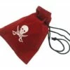 Piratenbuidel, Rood (16,5x21 Cm) -KARNEVALSWIERTS Winkel ka mm 0037