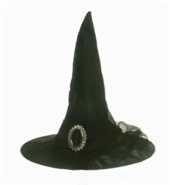 Heksenhoed Tull/gesp Halloween One Size