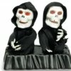 Skelet Paar Rapper Halloween Zonder Batterijen