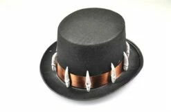 Hoge Hoed Zwart Met Tanden