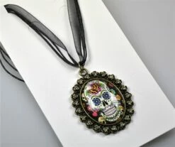 Ketting Day Of The Dead Met Steentjes