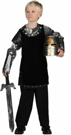 Ridder (bovendeel) Zwart/zilver -KARNEVALSWIERTS Winkel ka10020 1