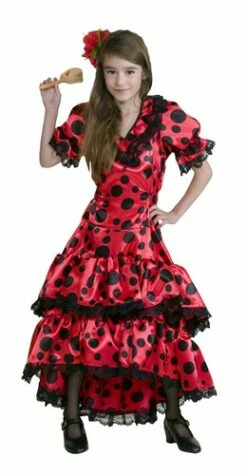 Spaanse Jurk (satijn)