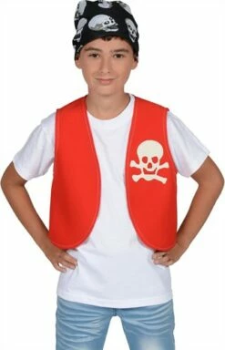 Vest Piraat Rood