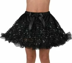 Petticoat Zwart Glamour
