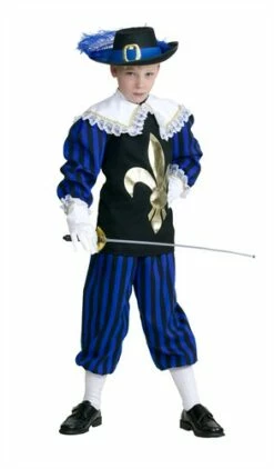 Musketier Blauw/zwart 2-dlg