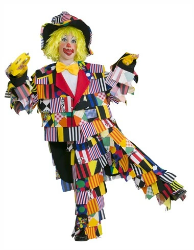 Lapjesclown Misch Masch (broek/jas) 3 Lapjesclown Misch Masch (broek/jas)