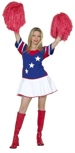 Cheerleader Rood / Wit / Blauw