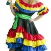 Jurk Brazilië (2-dlg) Jurk,ceintuur -KARNEVALSWIERTS Winkel ka2011