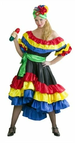 Jurk Brazilië (2-dlg) Jurk,ceintuur