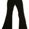Broek 70-er Jaren Zwart(vrouw) -KARNEVALSWIERTS Winkel ka2068