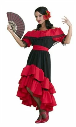Spaanse Jurk Carmen 2-tlg -KARNEVALSWIERTS Winkel ka2127 1