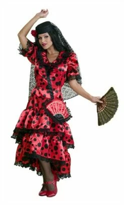 Spaanse Jurk (satijn)