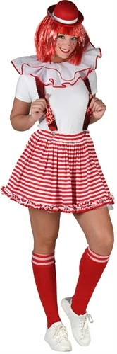 Rok Gestreept Rood/wit