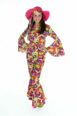 Flower Power (broek,blouse,hoofdband)