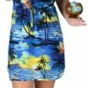 Hawaii Jurk Blauw -KARNEVALSWIERTS Winkel ka2353