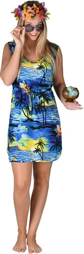 Hawaii Jurk Blauw