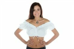 Dirndl Blouse Wit