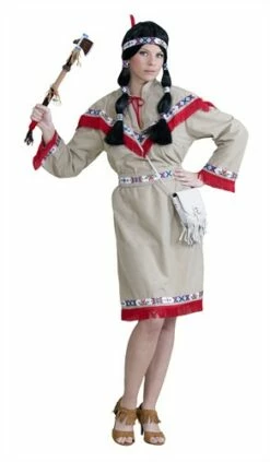 Indiaanse Comanche (jurk/ceintuur)