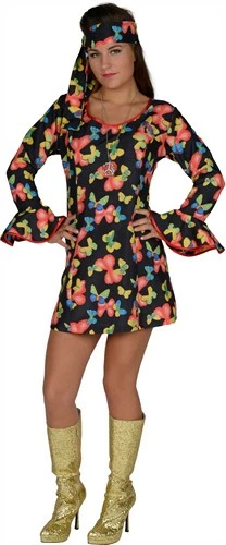 Jurk Vlinder Multi (jurk,hoofdband)