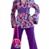 Flower Blouse Peace 2-dlg -KARNEVALSWIERTS Winkel ka2959