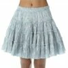 Petticoat Zilver (Crush) -KARNEVALSWIERTS Winkel ka2999