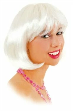 Pruik Wit Sexy Lola