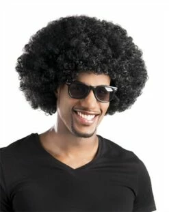 Pruik Afro Zwart