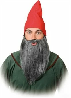 Baard Grijs Gemêleerd Glad