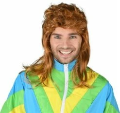 Pruik Bad Taste Lichtbruin