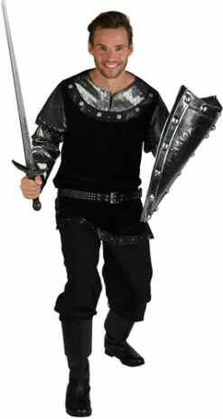 Ridder (bovendeel) Zwart/zilver