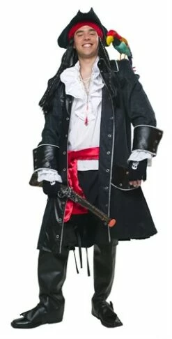 Piraat Jas Zwart