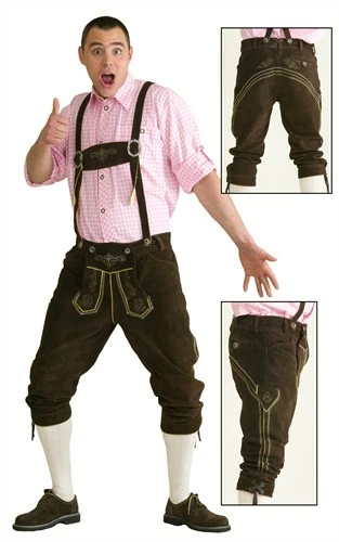 Lederhose Oktoberfeest Donker Bruin Echt Leer Met Borduursel 3 Lederhose Oktoberfeest Donker Bruin Echt Leer Met Borduursel