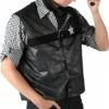 Cowboy Vest Zwart -KARNEVALSWIERTS Winkel ka6597