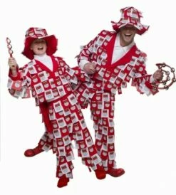 Lappenclown Kolonia (jas/broek) (mannen-maat)