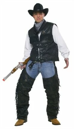 Cowboy Broek De Luxe Zwart