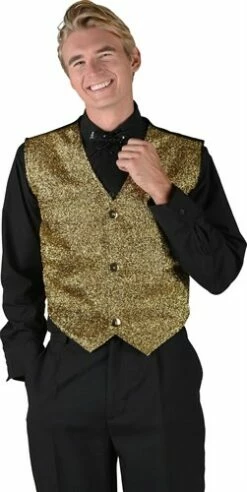 Vest Lurex Goud